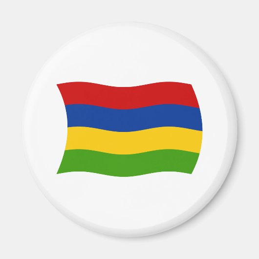 Mauritius Vlag Magneet (Voorkant)