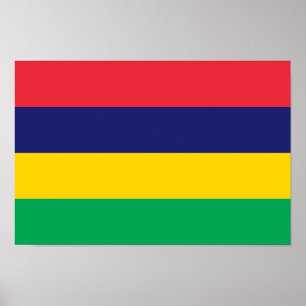 Mauritius Vlag Poster