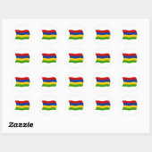 Mauritius Vlag Sticker (Vel)