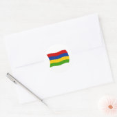 Mauritius Vlag Sticker (Envelop)