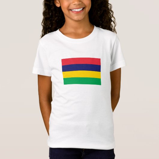 Mauritius Vlag T-shirt (Voorkant)