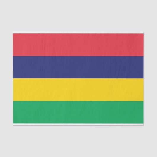 Mauritius Vlag Tissuepapier (Voorkant)
