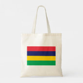Mauritius Vlag Tote Bag (Achterkant)