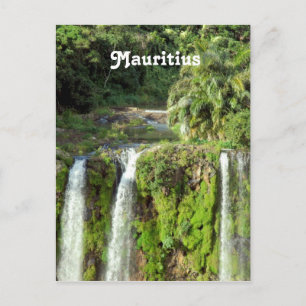 Mauritius Waterfall Briefkaart