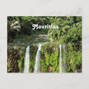 Mauritius Waterfall Briefkaart