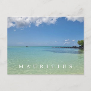 Mauritius zee en lucht uitzicht briefkaart