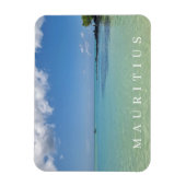Mauritius zee en lucht uitzicht magneet (Verticaal)