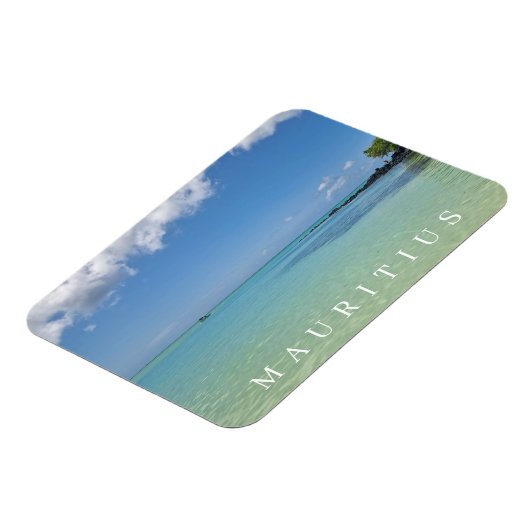 Mauritius zee en lucht uitzicht magneet (Linkerzijde)