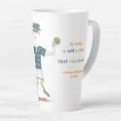 'Maury' - Pickleball Latte Mug (Shakespeare Rev.) (Angle droit)