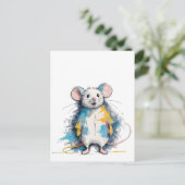 Maus Briefkaart (Staand voorkant)