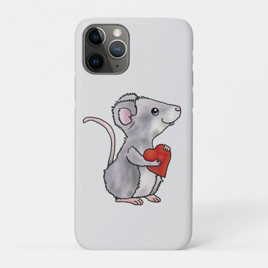Maus mit Herz  Case-Mate iPhone Case (Achterkant)