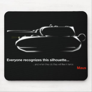 Maus Tenk Mousepad Muismat