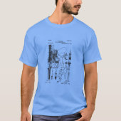 Mauser C96 Broomhandle Patent Blueprints Schematis T-shirt (Voorkant)