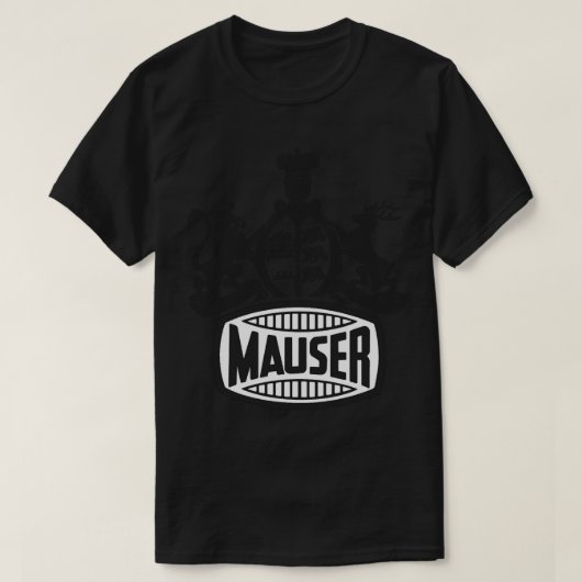 Mauser Sticker.png T-shirt (Design voorkant)