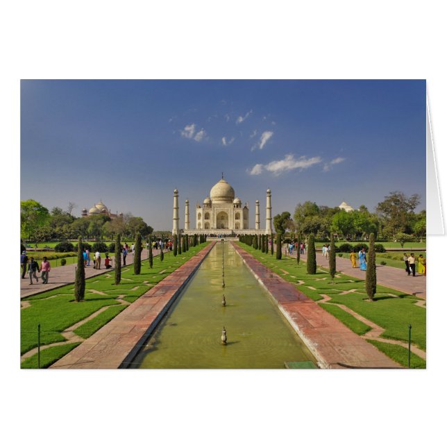 mausolée du Taj Mahal / Agra, Inde 2 (Devant horizontal)