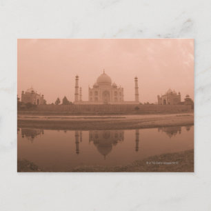 Mausoleum aan de zijkant, Taj Mahal, Agra Briefkaart