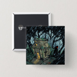 Mausoleum and the Crow Vierkante Button 5,1 Cm