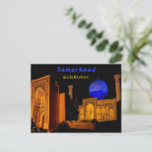 Mausoleum van Amir Timur - Samarkand, Oezbekistan Briefkaart (Staand voorkant)