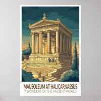 Mausoleum van Halicarnassus 7 Wereldwonderen