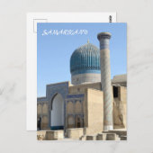 Mausoleum van Timur in Samarkand, Oezbekistan Briefkaart (Voorkant / Achterkant)