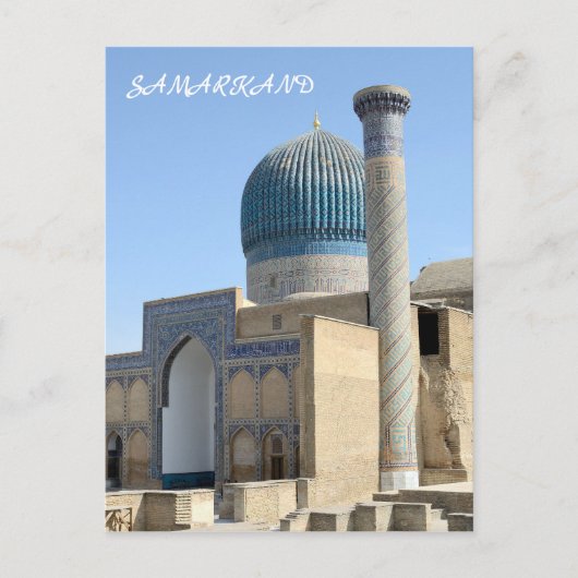 Mausoleum van Timur in Samarkand, Oezbekistan Briefkaart (Voorkant)