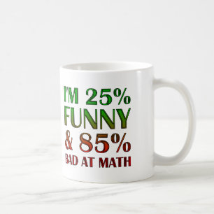 Mauvais à Math Drôle Mug ou Voyage Mug