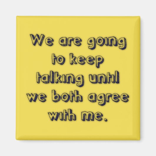 Mauvais aimant de communication (Devant)