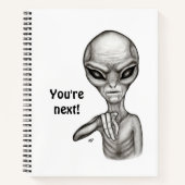 Mauvais Alien, Tu es le prochain ! Carnet (Devant)