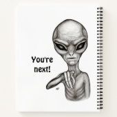 Mauvais Alien, Tu es le prochain ! Carnet (Dos)
