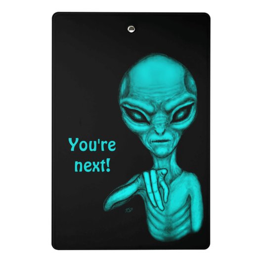 Mauvais Alien, Tu es le prochain ! Porte-bloc (Dos)