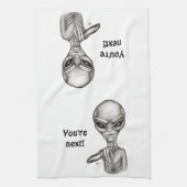 Mauvais Alien, Tu es le prochain ! Serviette de cu (Vertical)