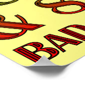 Mauvais Au Mois Drôle Poster Signe (Coin)