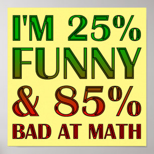 Mauvais Au Mois Drôle Poster Signe