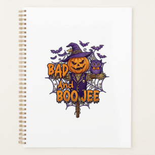 Mauvais Boo Jee Citrouille Épouvantail Hibou Viole