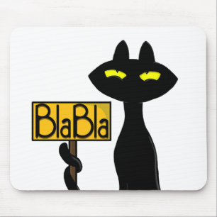 Mauvais Boogie -Le Chat- "BlaBla" Tapis de Souris