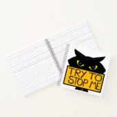 Mauvais Boogie -Le Chat- "Essayer de" cahier drôle (Intérieur)