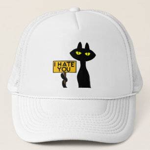 Mauvais Boogie -Le Chat- "JE T'HAIS" Casquettes dr