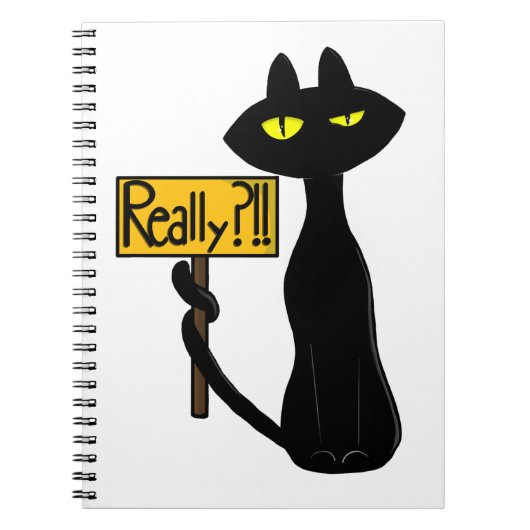 Mauvais Boogie - Le Chat- "Vraiment ?!!" cahier d (Devant)