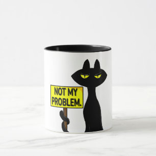 Mauvais Boogie Mugs drôles - Panneau Pas Mon Probl