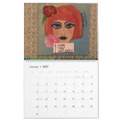 Mauvais calendrier d'art de fille (Jan 2027)