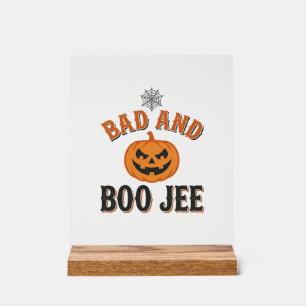 Mauvais et Boo Jee Halloween Citrouille Graphique_