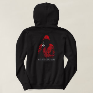 Mauvais Garçon Figure à Capuche Rouge Sweat à Ca