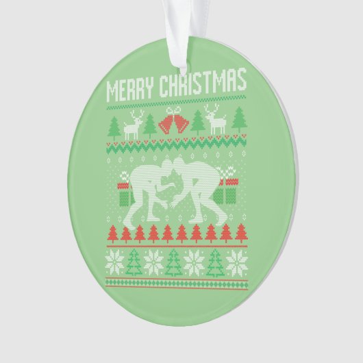 Mauvais Joyeux Noël Lutte de lutte de lutte Père N (devant)