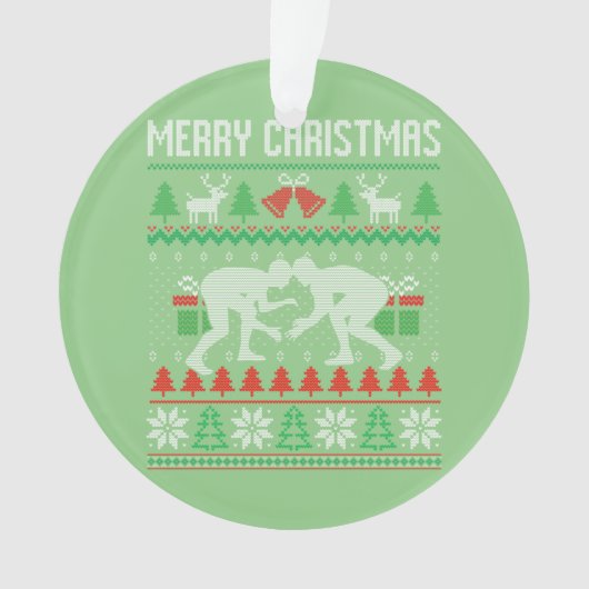 Mauvais Joyeux Noël Lutte de lutte de lutte Père N (devant)