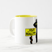 Mauvaise Boogie Mug Drôle - Vous?! Vraiment?! pann (Devant gauche)