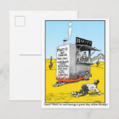 Mauvaise carte postale drôle de jour (Devant / Derrière)