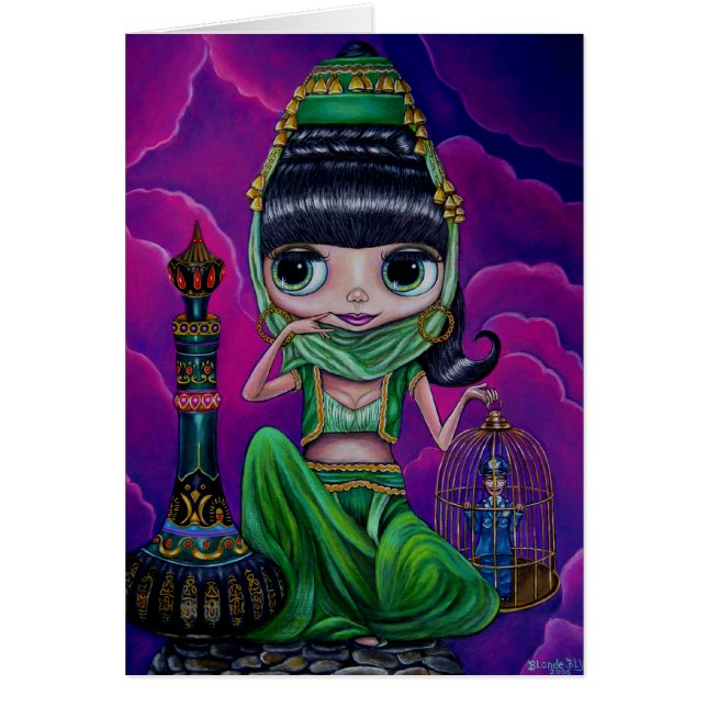 Mauvaise fille de génie en vert vert (Devant)