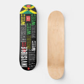 MAUVAISE HERBE INVISIBLE. JMT Skateboard (Recto)
