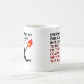 Mauvaise influence Mug amusant (Centre)