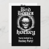 Mauvaise invitation de partie d'hockey de Bonez (Devant / Derrière)